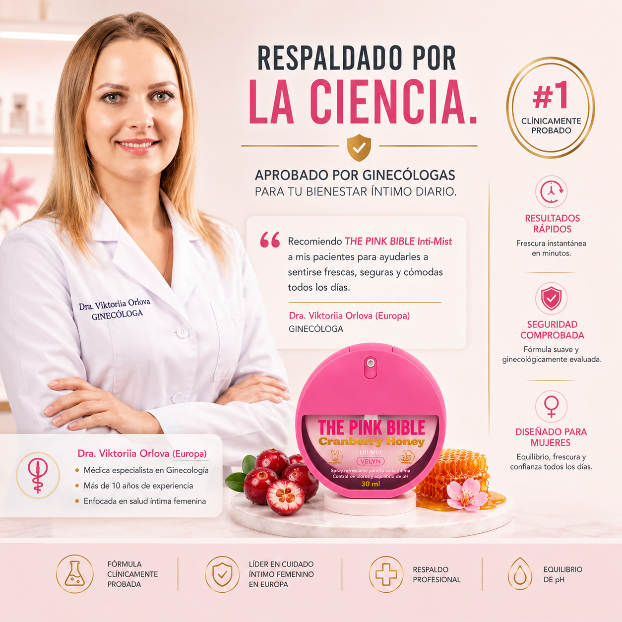VELYN™ Inti-Mist Spray Íntimo 2x1 | Frescura + Confianza Femenina