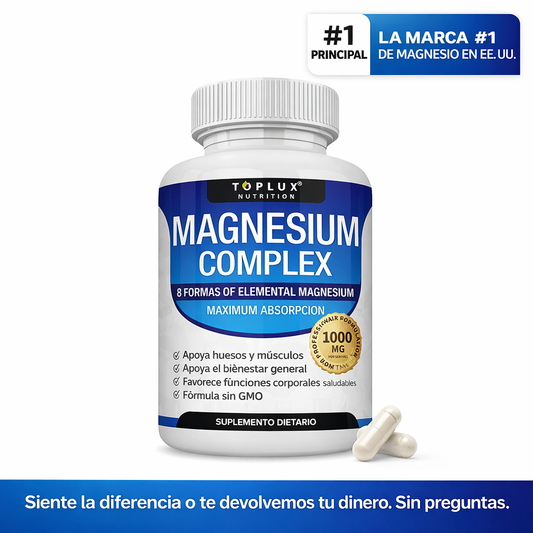 MAGNESIUM COMPLEX ORIGINAL™ | Reduce Estrés + Mejora Sueño + Relajación Total