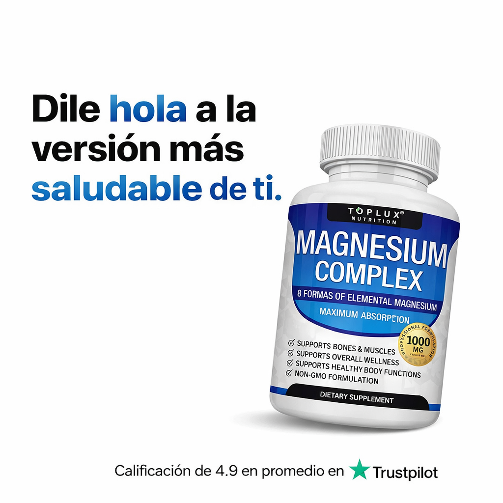 MAGNESIUM COMPLEX ORIGINAL™ | Reduce Estrés + Mejora Sueño + Relajación Total