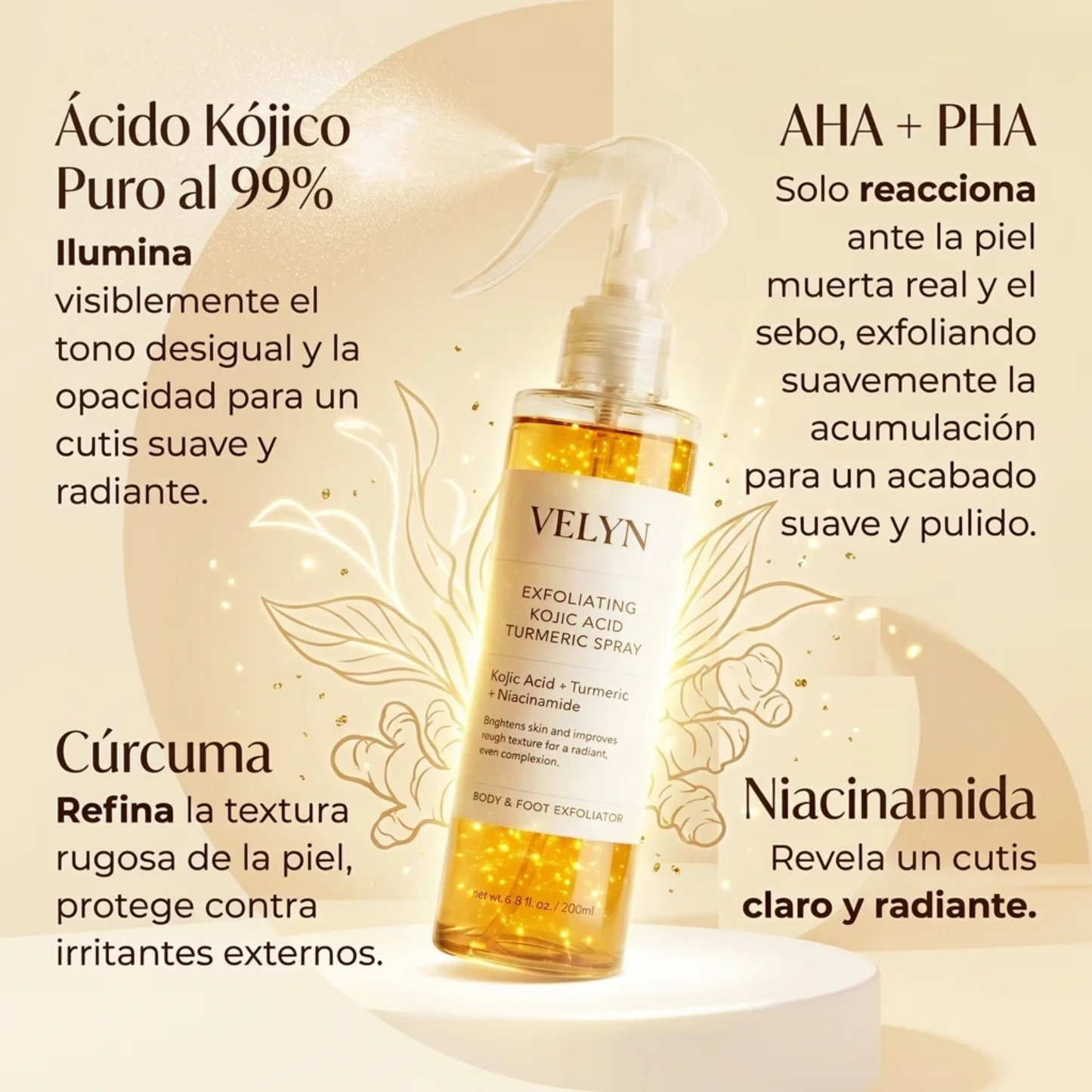 Velyn Exfoliating Body Peel Spray