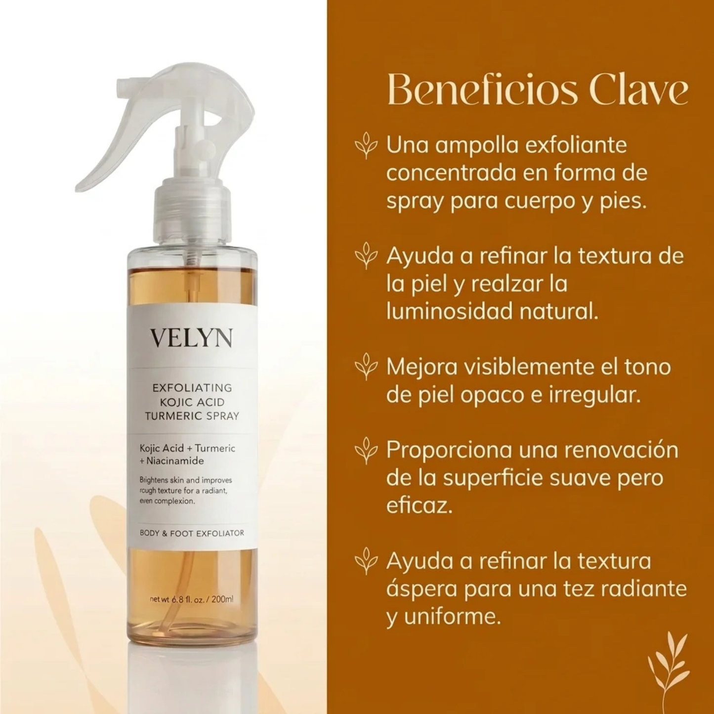 Velyn Exfoliating Body Peel Spray
