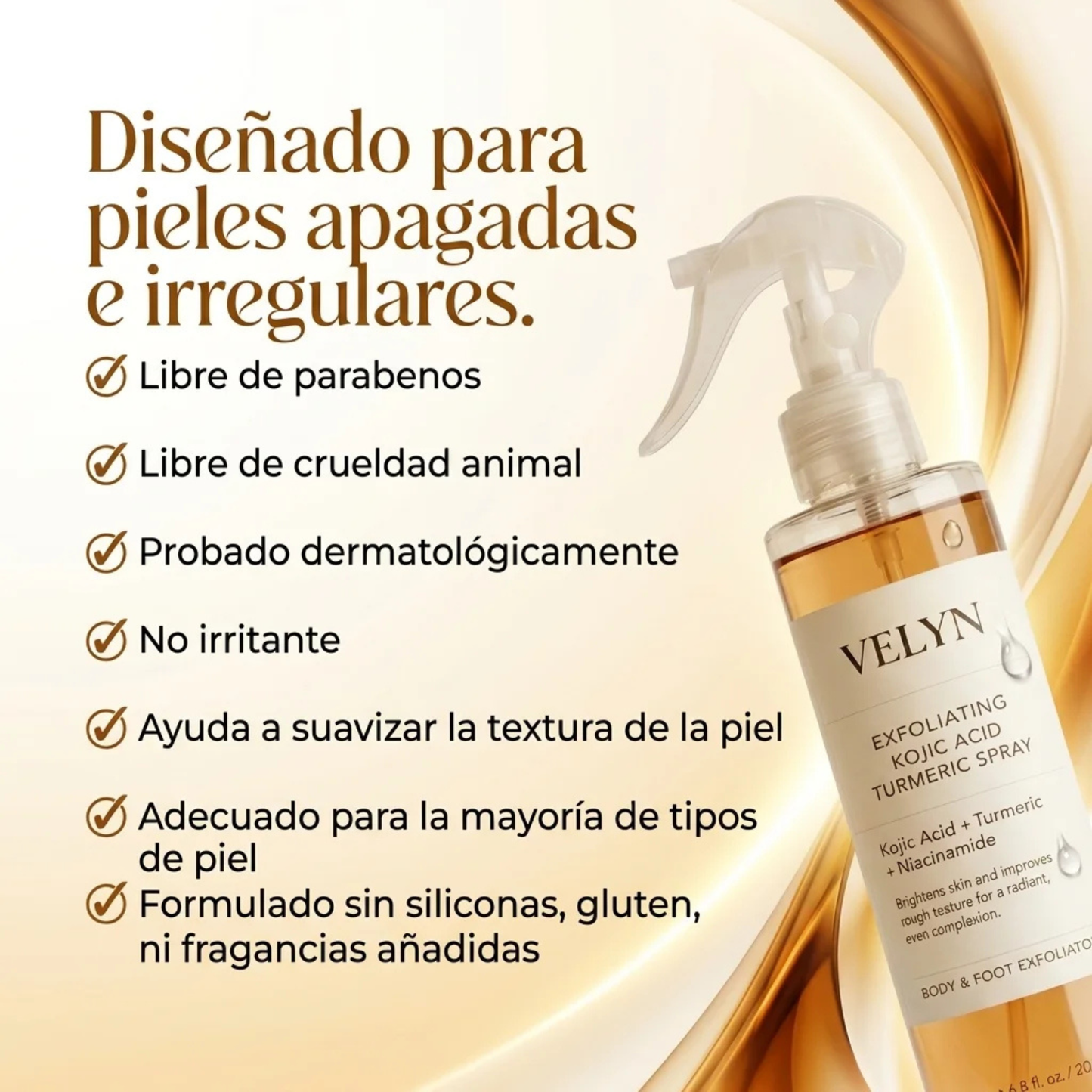 Velyn Exfoliating Body Peel Spray