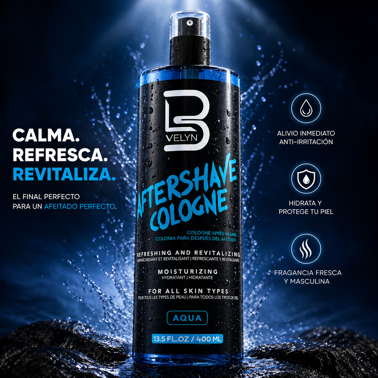 VELYN™ After Shave 2x1 | Cuidado Premium + Fragancia Masculina