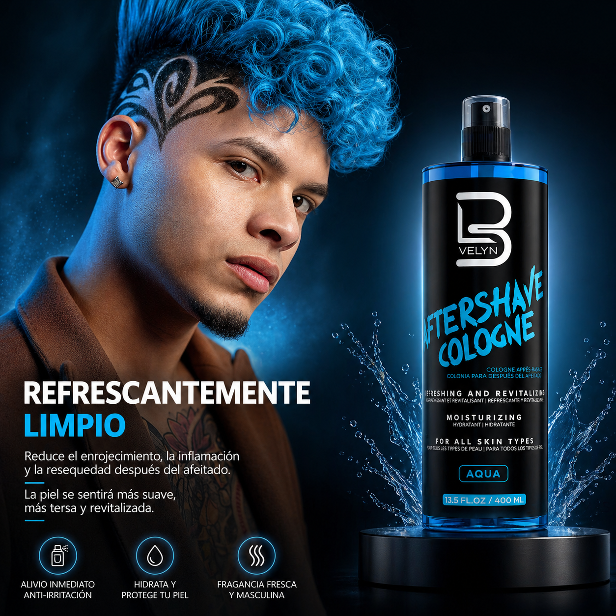VELYN™ After Shave 2x1 | Cuidado Premium + Fragancia Masculina