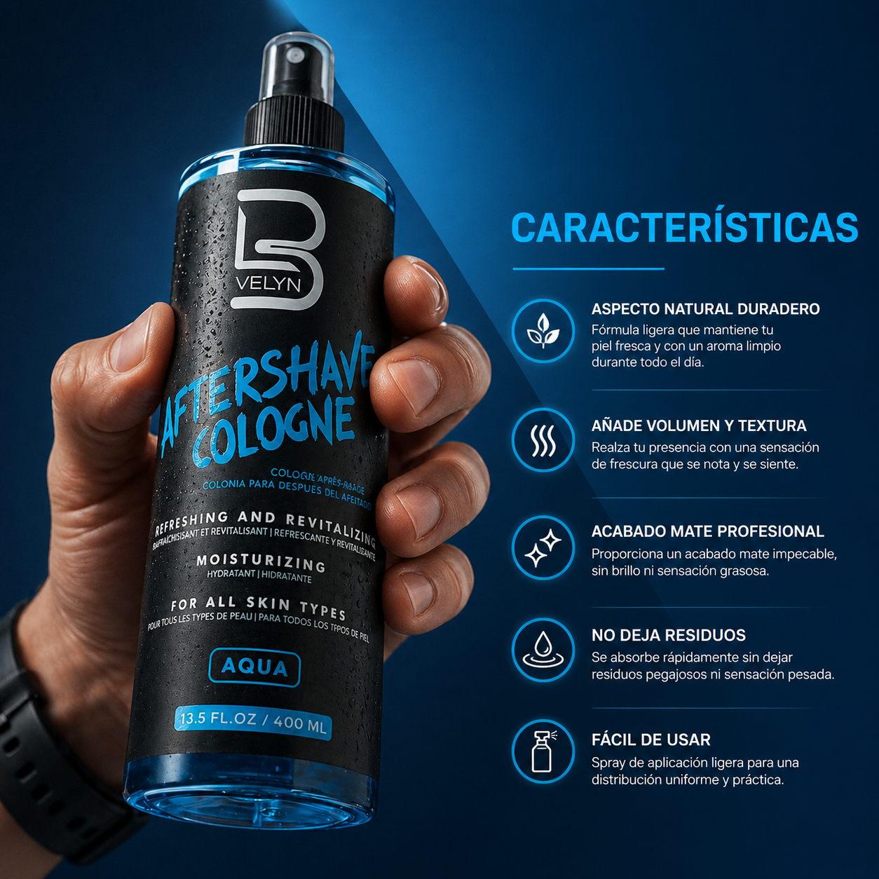 VELYN™ After Shave 2x1 | Cuidado Premium + Fragancia Masculina