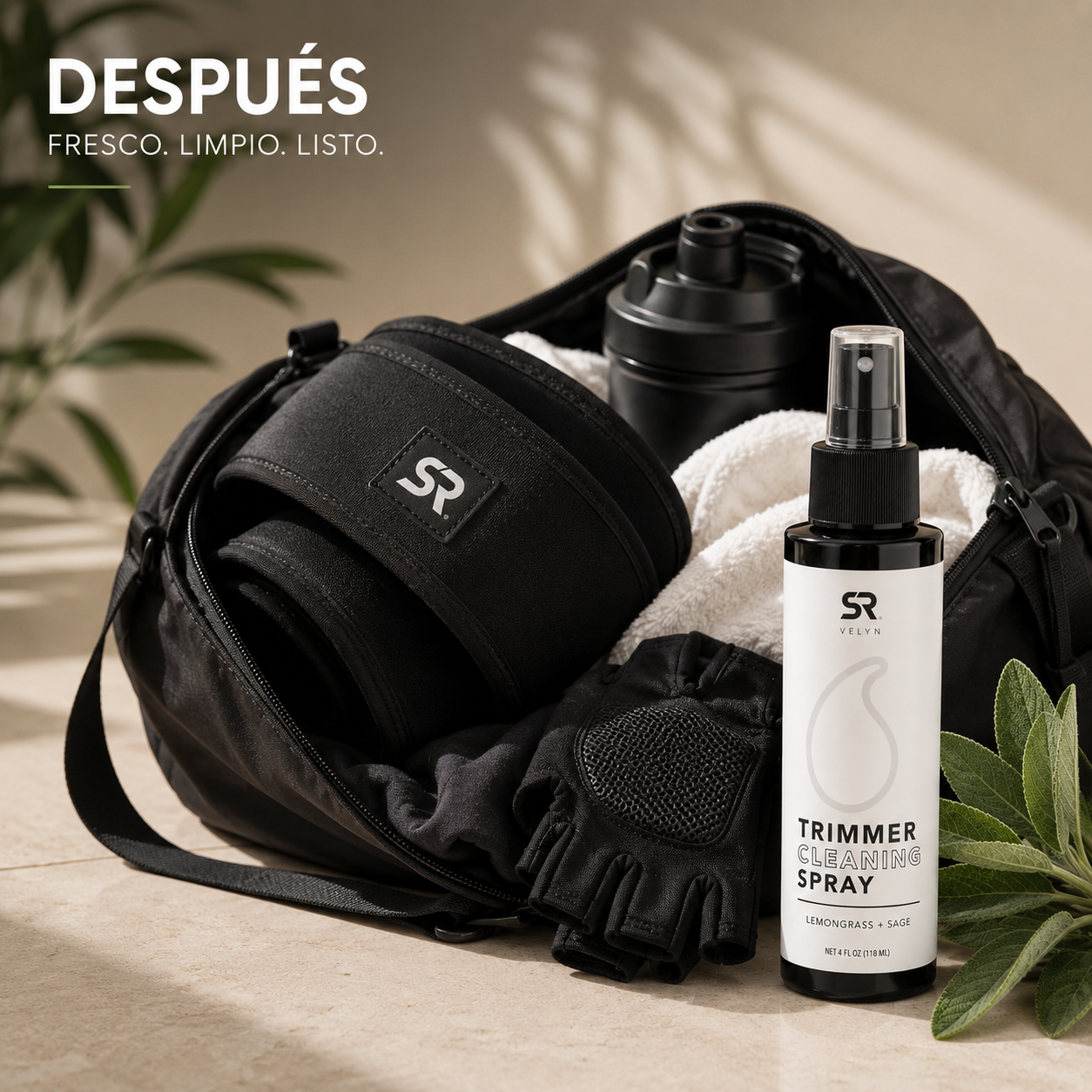 VELYN™ Trimmer Cleaning Spray | Eliminador de Olores + Frescura Fitness