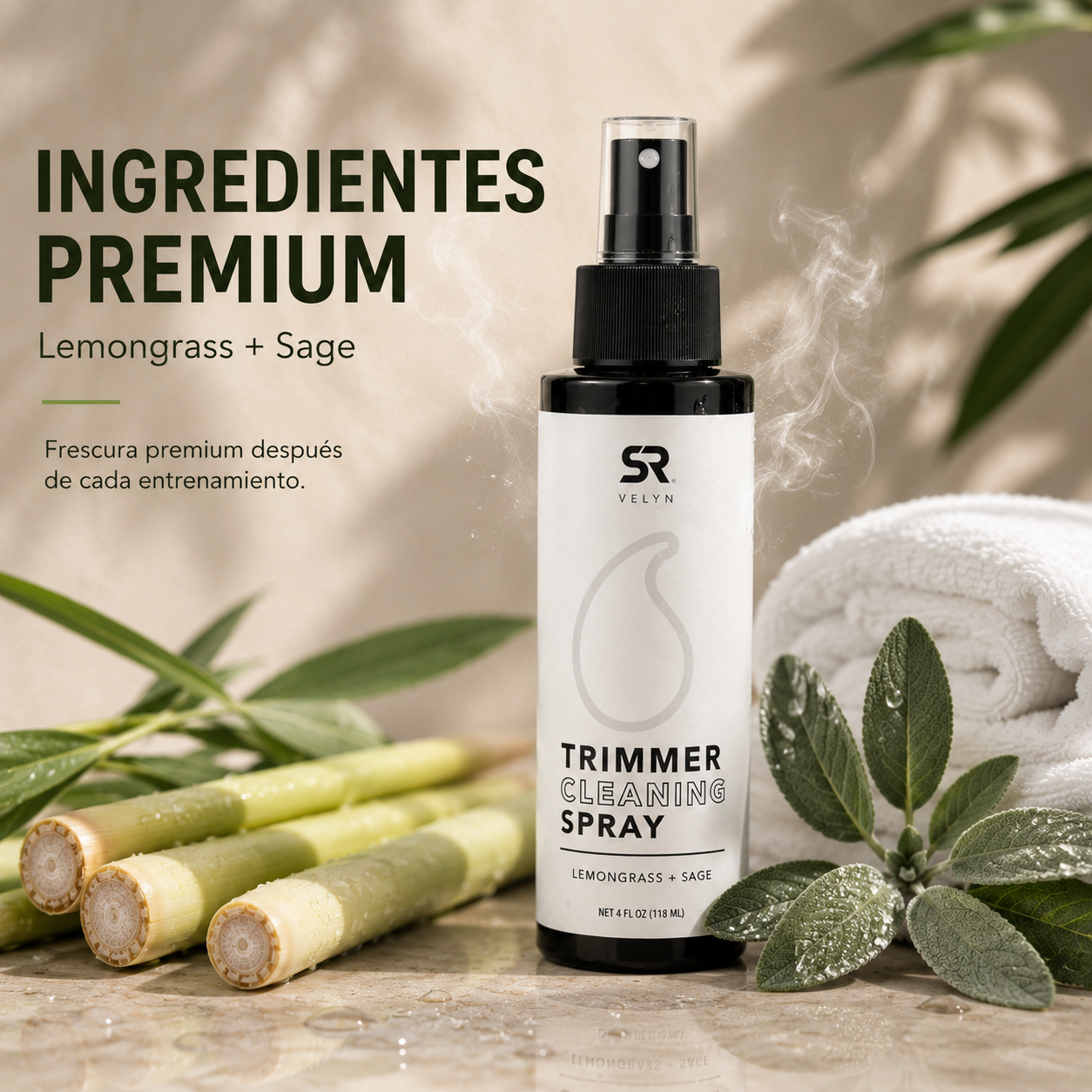 VELYN™ Trimmer Cleaning Spray | Eliminador de Olores + Frescura Fitness