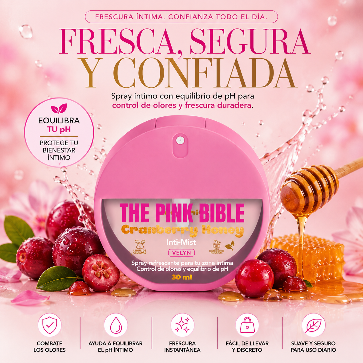 VELYN™ Inti-Mist Spray Íntimo 2x1 | Frescura + Confianza Femenina