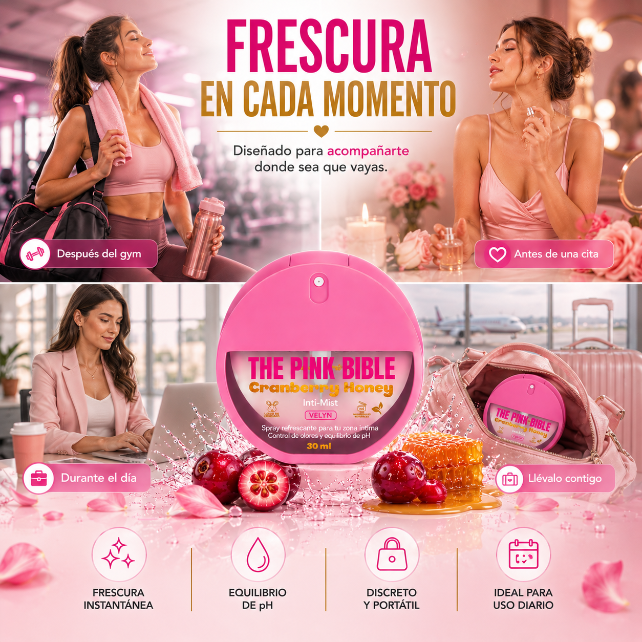 VELYN™ Inti-Mist Spray Íntimo 2x1 | Frescura + Confianza Femenina