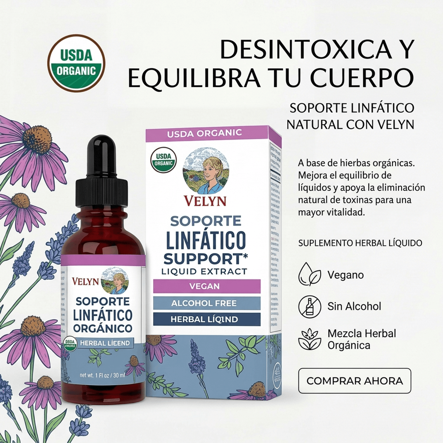 VELYN™ Gotas Detox 2x1 | Reduce Hinchazón + Efecto Ligero al Instante