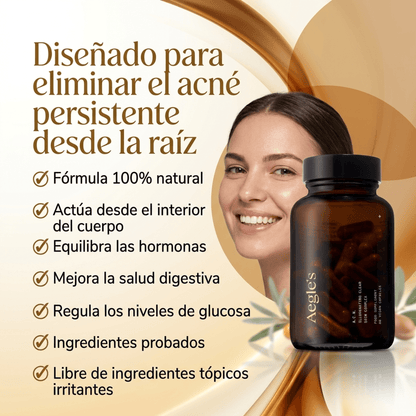 Aeglés™ Tratamiento Anti-Acné Desde la Raíz + Piel Clara Sin Brotes