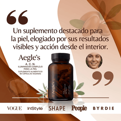 Aeglés™ Tratamiento Anti-Acné Desde la Raíz + Piel Clara Sin Brotes