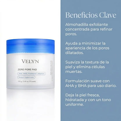 VELYN™ Oferta Pads Anti-Poros + Efecto Piel Lisa y Refinada
